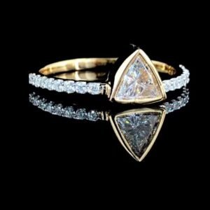 Elegant Multi-Shape Diamond Ring
