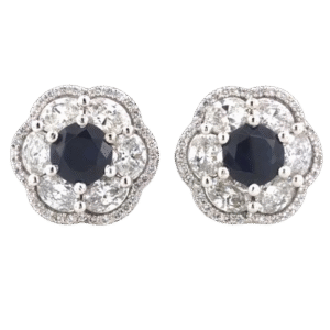 Diamond Ring With Dual Colour Stone