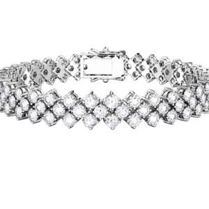 Bracelet gold Pear Round