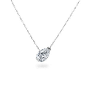 Facet Pear Necklace