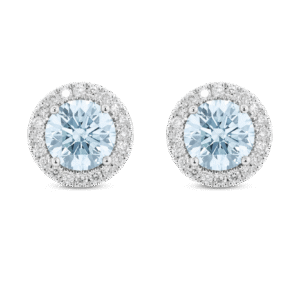 Halo 14k Gold Earrings