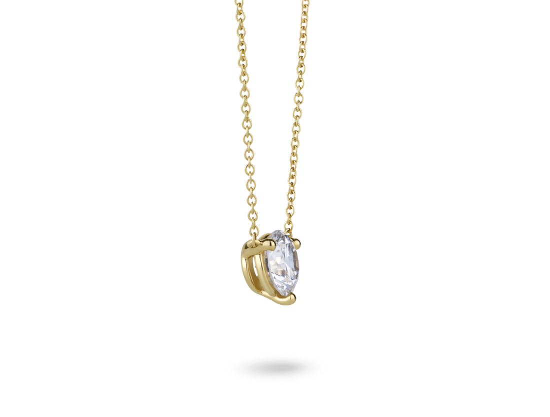 Diamond Pendant & Earring Set - Image 2