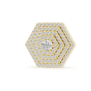 Infinite Sparkle Hexagonal Diamond Pendant