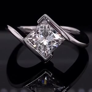 Princess Cut Solitaire Ring