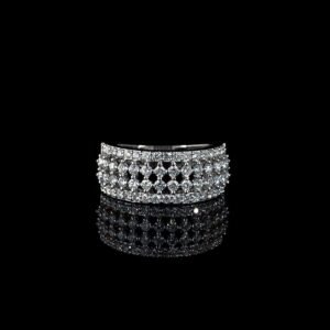 Luxe Pavé Diamond Band Ring