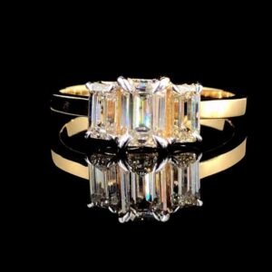 Emerald Cut Diamond Ring