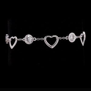 Eternal Heart Diamond Bracelet