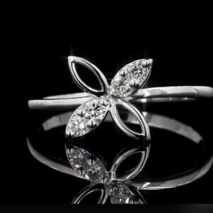 Aurora Diamond Butterfly Ring